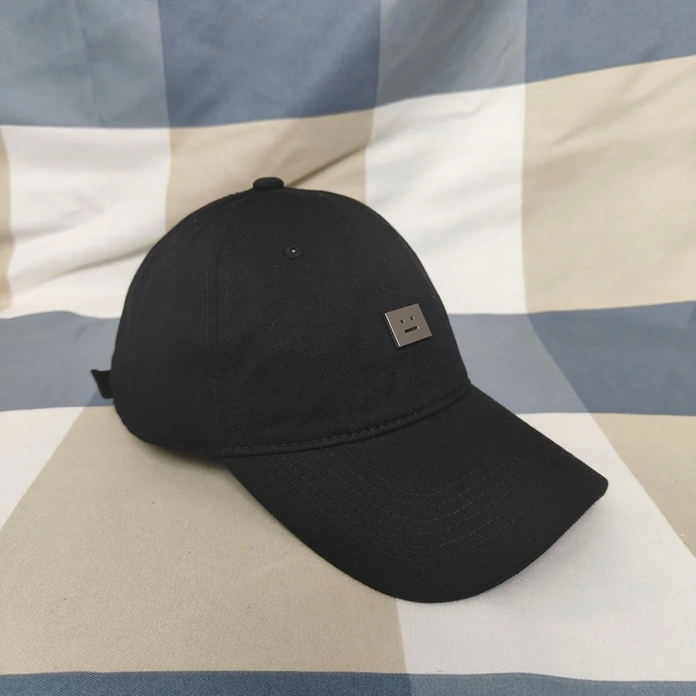 Acne Black and Silver Hat Minimalist Design
